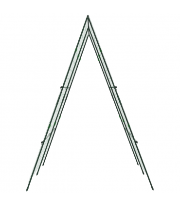 Outsunny A-Frame Trellis Plant Support for Vegetables, Flowers, Fruit