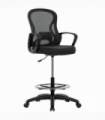 Vinsetto Mesh Office Chair with Lumbar Support, Adjustable Height, Black