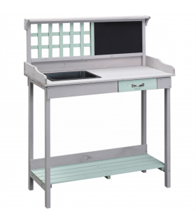 Garden Work Bench、Open Shelf Storage