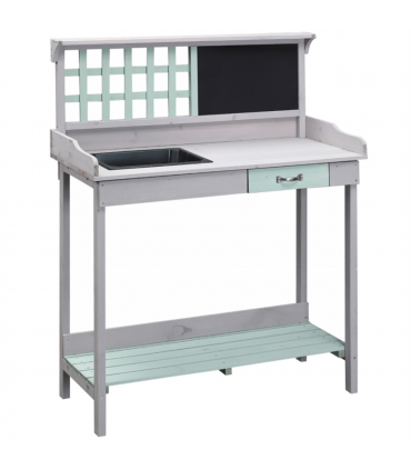 Garden Work Bench、Open Shelf Storage