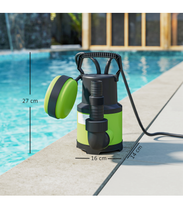 Outsunny 400W Water Pump with Float Switch, 9000L/H Electric Sump Pump