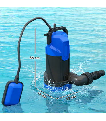 Outsunny 750W Water Pump with Float Switch, 20000L/H Electric Sump Pump