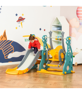 Kids Swing and Slide Set