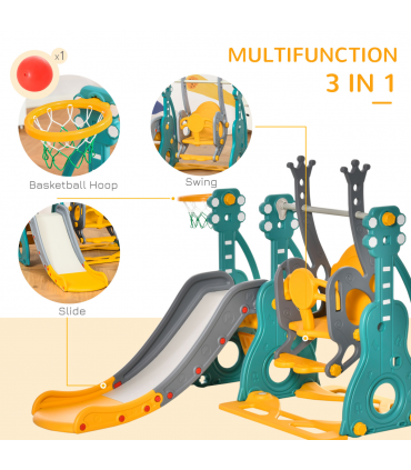 Kids Swing and Slide Set