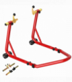 HOMCOM Motorcycle Rear Wheel Stand, 544kg Motorcycle Paddock Stand, Red