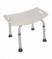 1.35MM Simple Bath Chair White