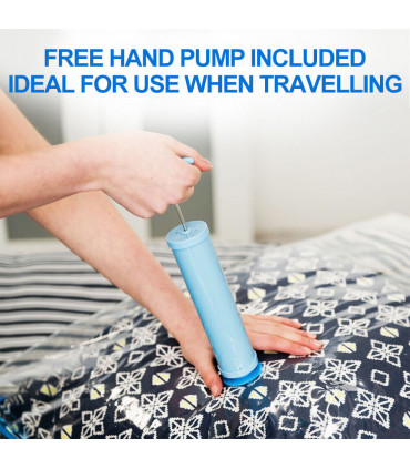 12 X STRONG VACUUM STORAGE SPACE SAVER SAVING VACUM VACCUM LARGE ORGANISER BAGS