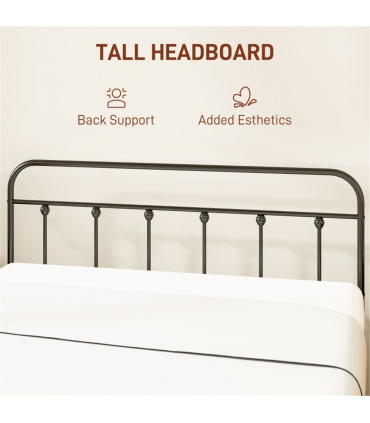 140cm Metal Bed Frame