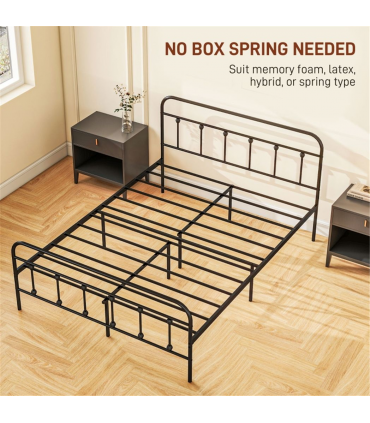 140cm Metal Bed Frame