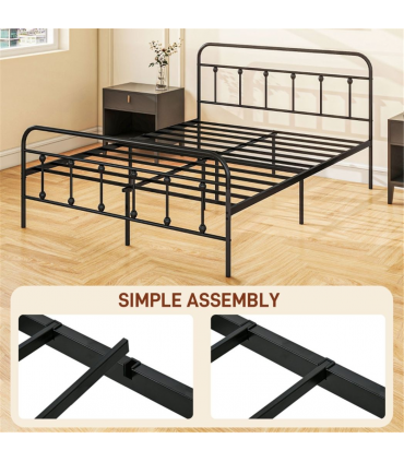 140cm Metal Bed Frame