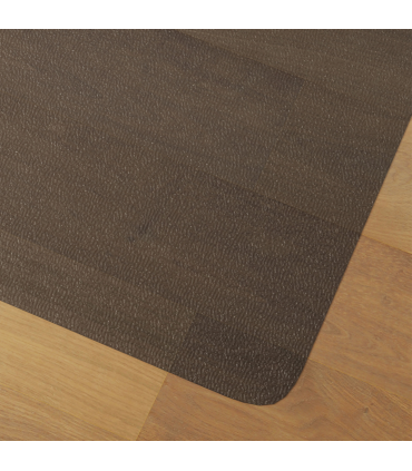 HOMCOM Home Office Hard Floor Protector Chair Mat Non Slip Frosted, Black