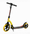 HOMCOM Teens Adult Kick Scooter Foldable Adjust Aluminium For 14 Yellow
