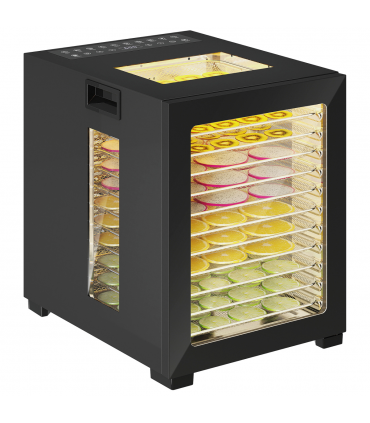 HOMCOM Food Dehydrator with 12 Stainless Steel Tray, 850W Food Dryer Machine