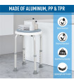 360° Swivel Seat Bath Shower Stool