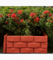 Brick Effect Garden Border (set of 4)
