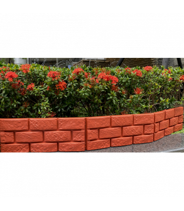 Brick Effect Garden Border (set of 4)