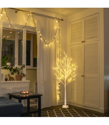 4FT Snowflake Christmas Tree with 48 LED Lamp