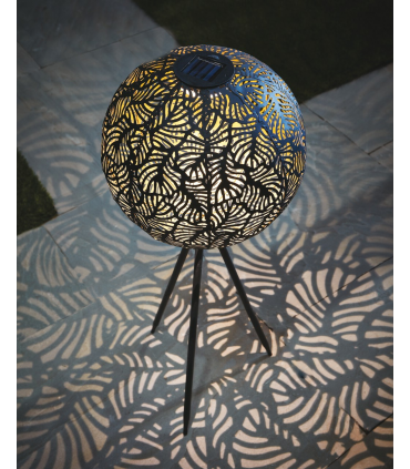 Solar Free Standing Leaf Effect Sphere