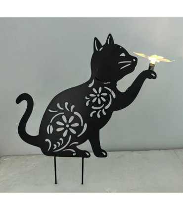 Cat Design Solar Stake light