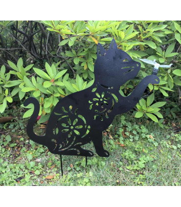 Cat Design Solar Stake light