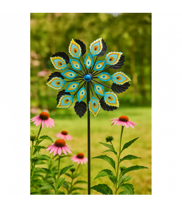 Peacock Wind Spinner