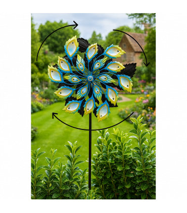 Peacock Wind Spinner