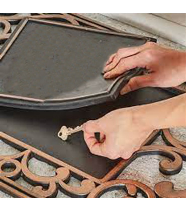 Hidden Key Doormat
