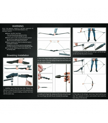 53"Takedown Recurve Bow Fiberglass Arrows Set 40lbs Archery Bow Hunting Shoot UK