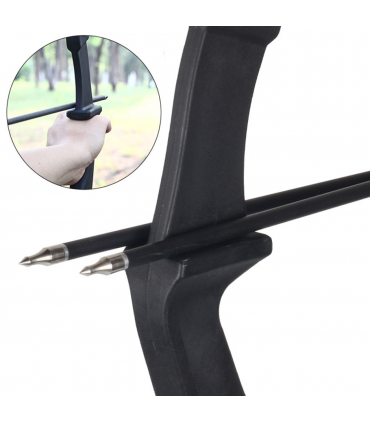 53"Takedown Recurve Bow Fiberglass Arrows Set 40lbs Archery Bow Hunting Shoot UK