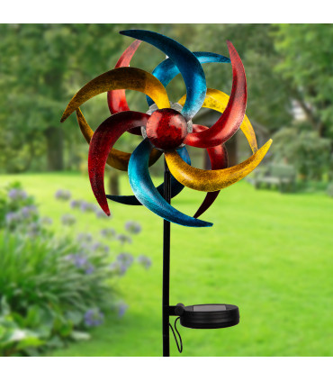 Solar Colourful Windmill