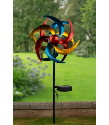 Solar Colourful Windmill