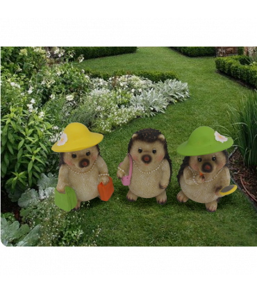 Set of 3 Hedgehog Ladies