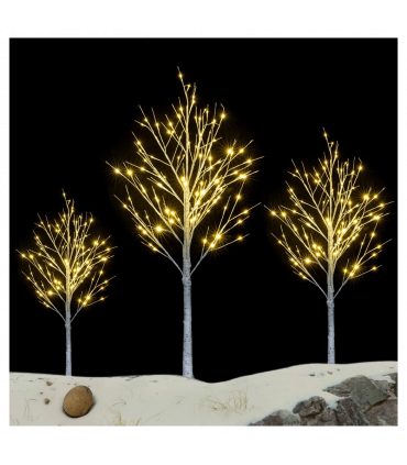 5FT Snowflake Christmas Tree with 72 LED Lamp