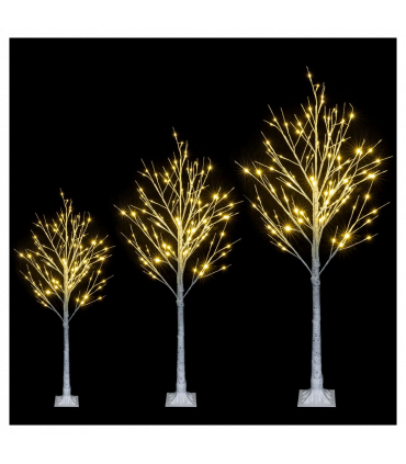 5FT Snowflake Christmas Tree with 72 LED Lamp