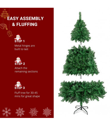 6FT Christmas Tree with 550 Branches