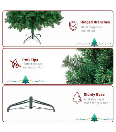 6FT Christmas Tree with 550 Branches