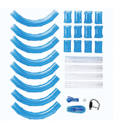 35 Pieces Tube Racking Track