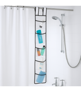 7 Pocket Hanging Mesh Shower Caddy