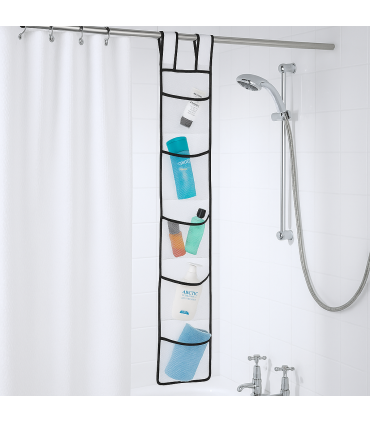 7 Pocket Hanging Mesh Shower Caddy