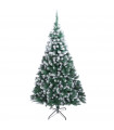 7FT Spray White PVC Christmas Tree 870 Branches