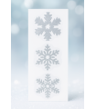 3D Snowflakes Stickers (set of 13)