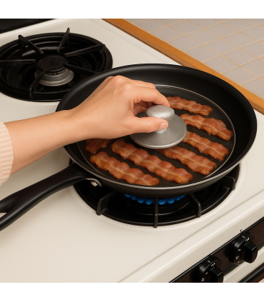 Bacon Press & Splatter Protection