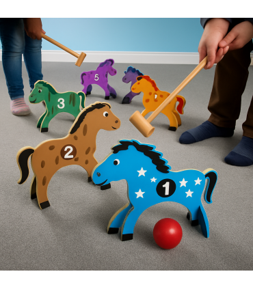 All Wood Pony Croquet