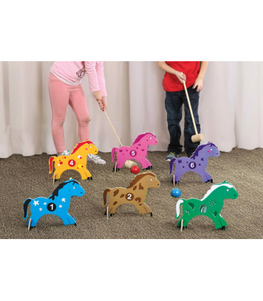 All Wood Pony Croquet