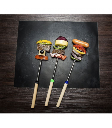 VINSANI RECTANGLE BBQ GRILL MAT x 5