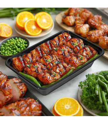 VINSANI 10pk 1 COMPARTMENT MEAL PREP CONTAINERS 1010423 X 3