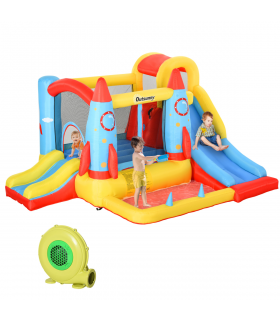 Bouncy Castle with Slide Pool Trampoline