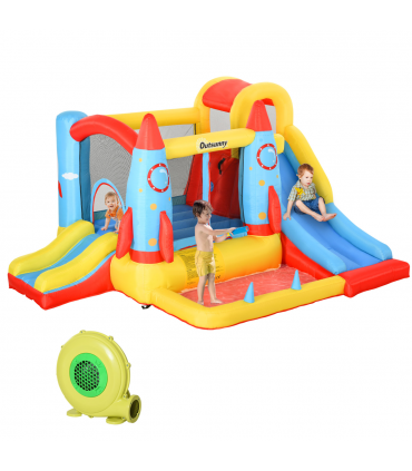 Bouncy Castle with Slide Pool Trampoline