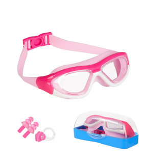 Children's anti-fog swimming goggles pink swimming pool goggles suitable for teenagers and children swimmers hot sale