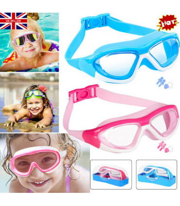 Children's anti-fog swimming goggles pink swimming pool goggles suitable for teenagers and children swimmers hot sale